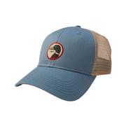 Circle Patch Trucker Hat: GREY