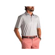 Men's Hayes Performance Short Sleeve Logo Polo Shirt: ALLOY_GRAY_HTHR