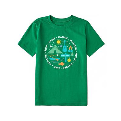 Kids' All About Camp Short Sleeve Crusher T-Shirt