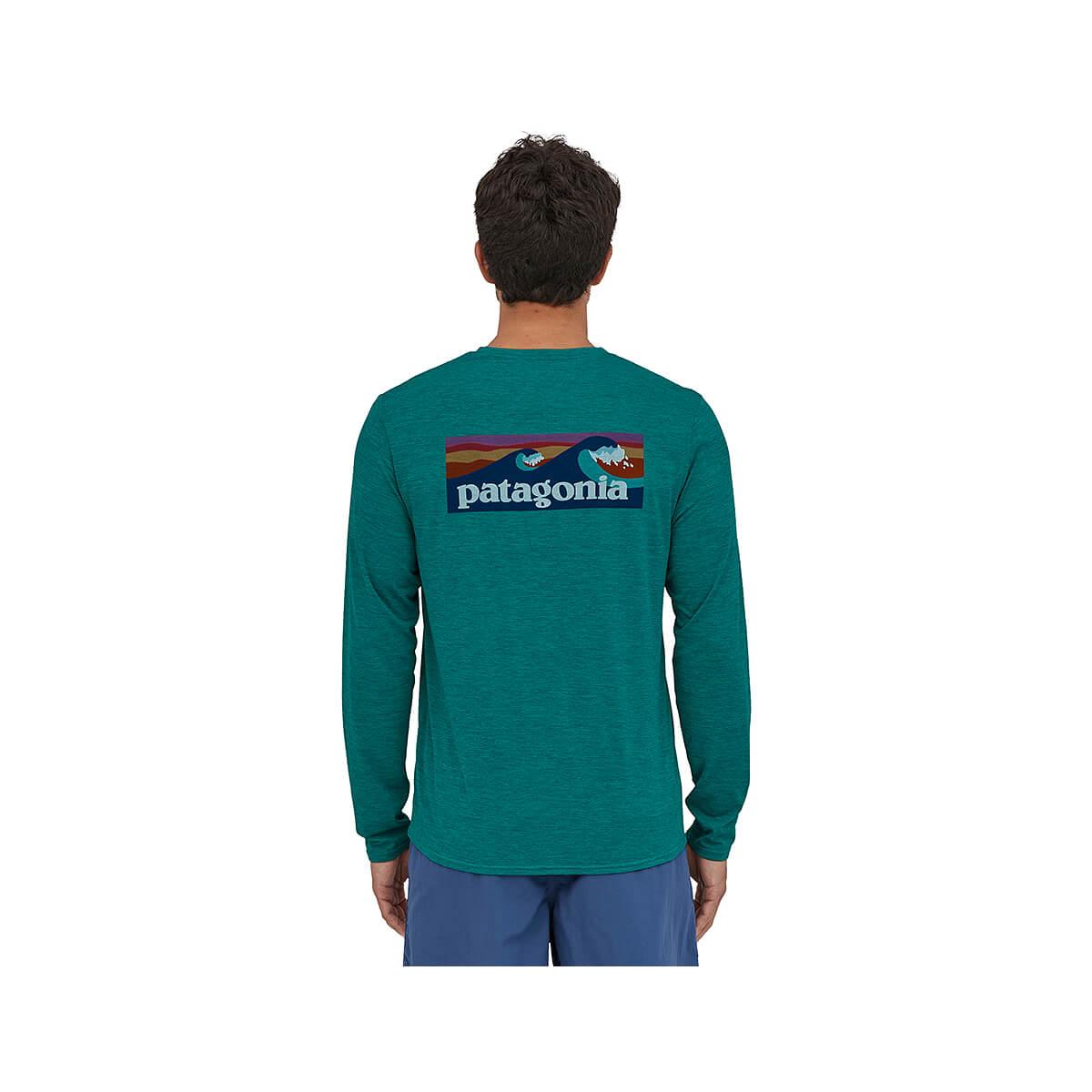  Men's Capilene Cool Daily Long Sleeve Graphic Shirt