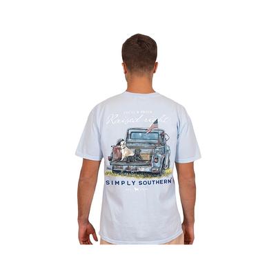 Dog Truck Flag Short Sleeve T-Shirt