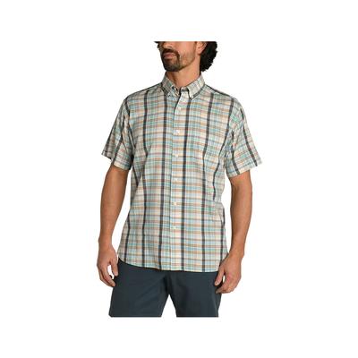 L XL & XXL Mens Check Shirt Dissident 1H7541 Casual Short Sleeve Cotton S M