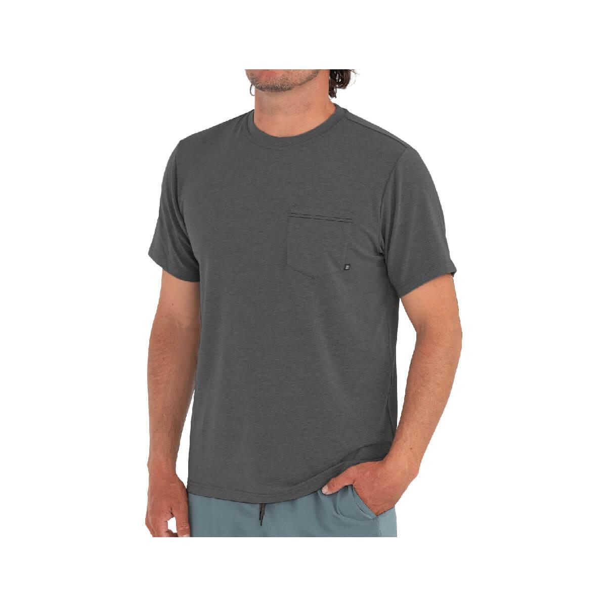  Men's Bamboo Flex Pocket Short Sleeve T- Shirt