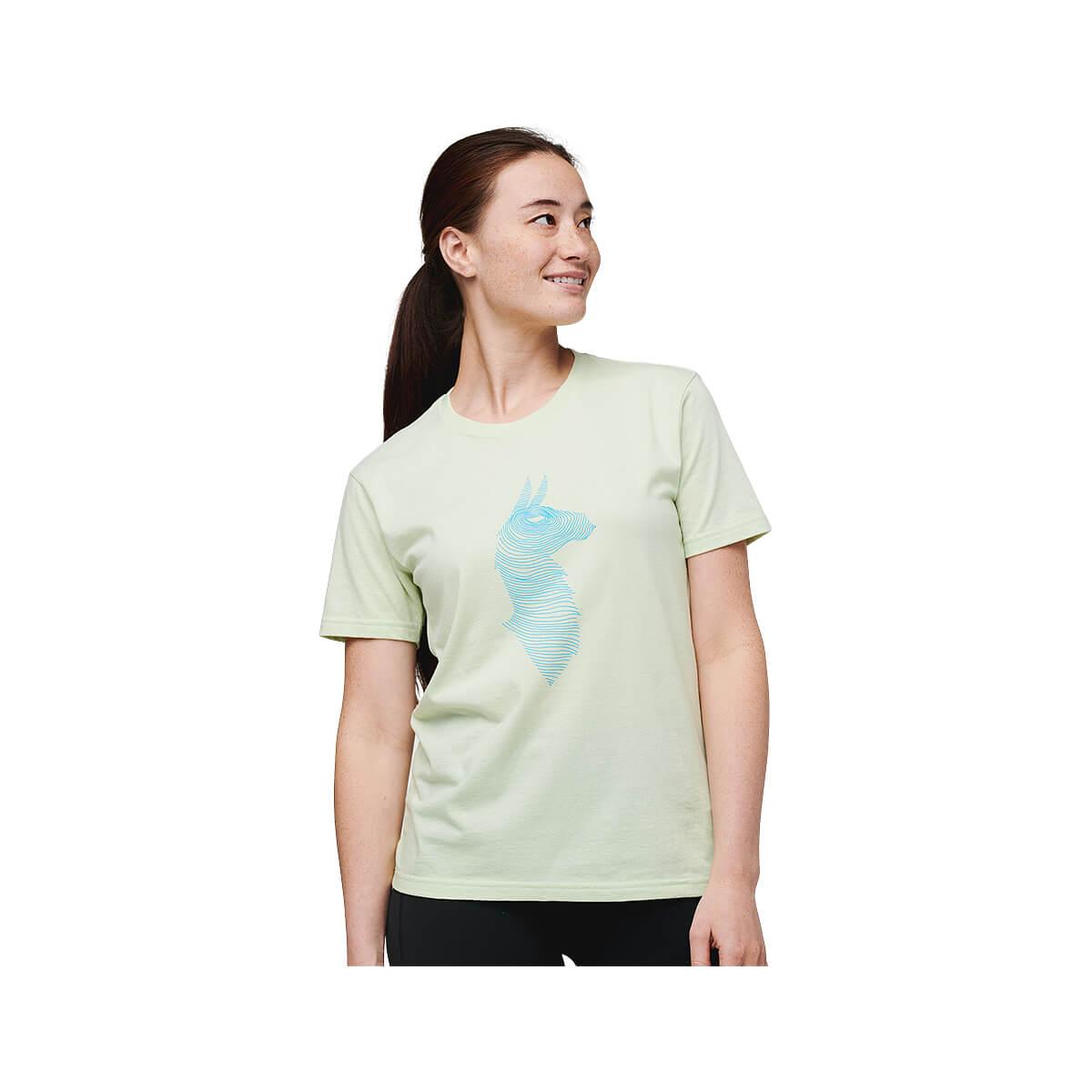  Women's Topo Llama Short Sleeve T- Shirt