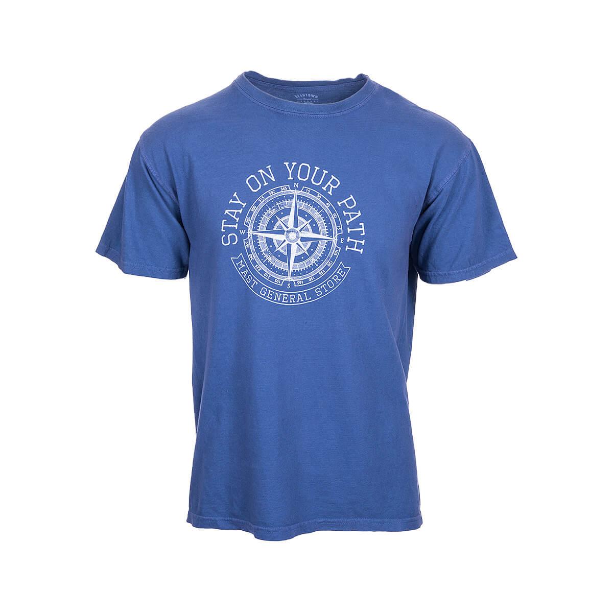  Mast General Store Stay On Your Path Short Sleeve T- Shirt