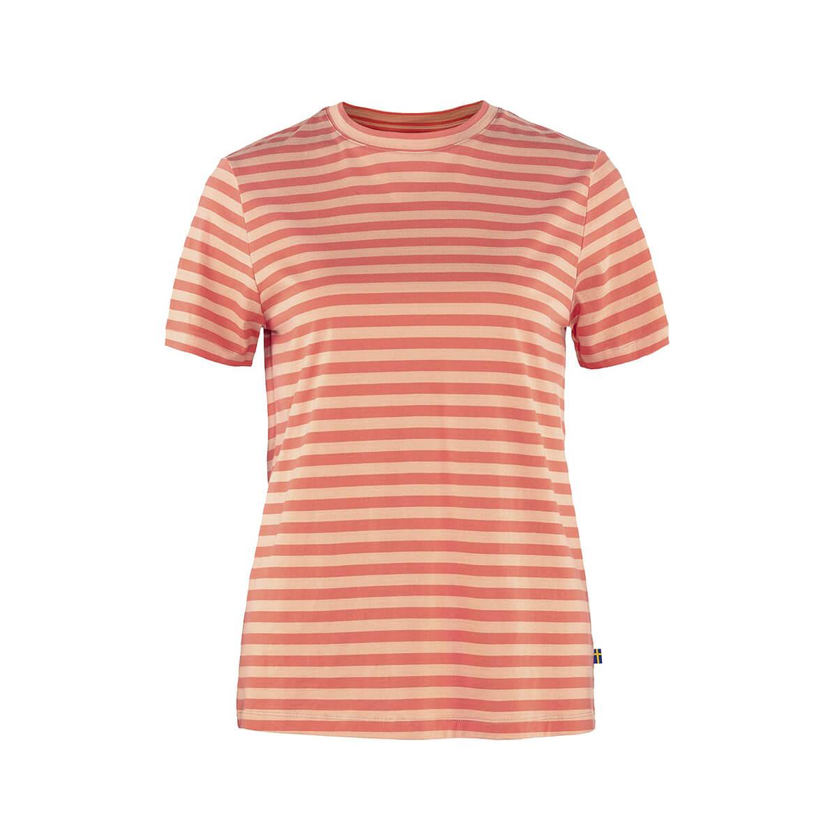  Women's Short Sleeve Striped T- Shirt