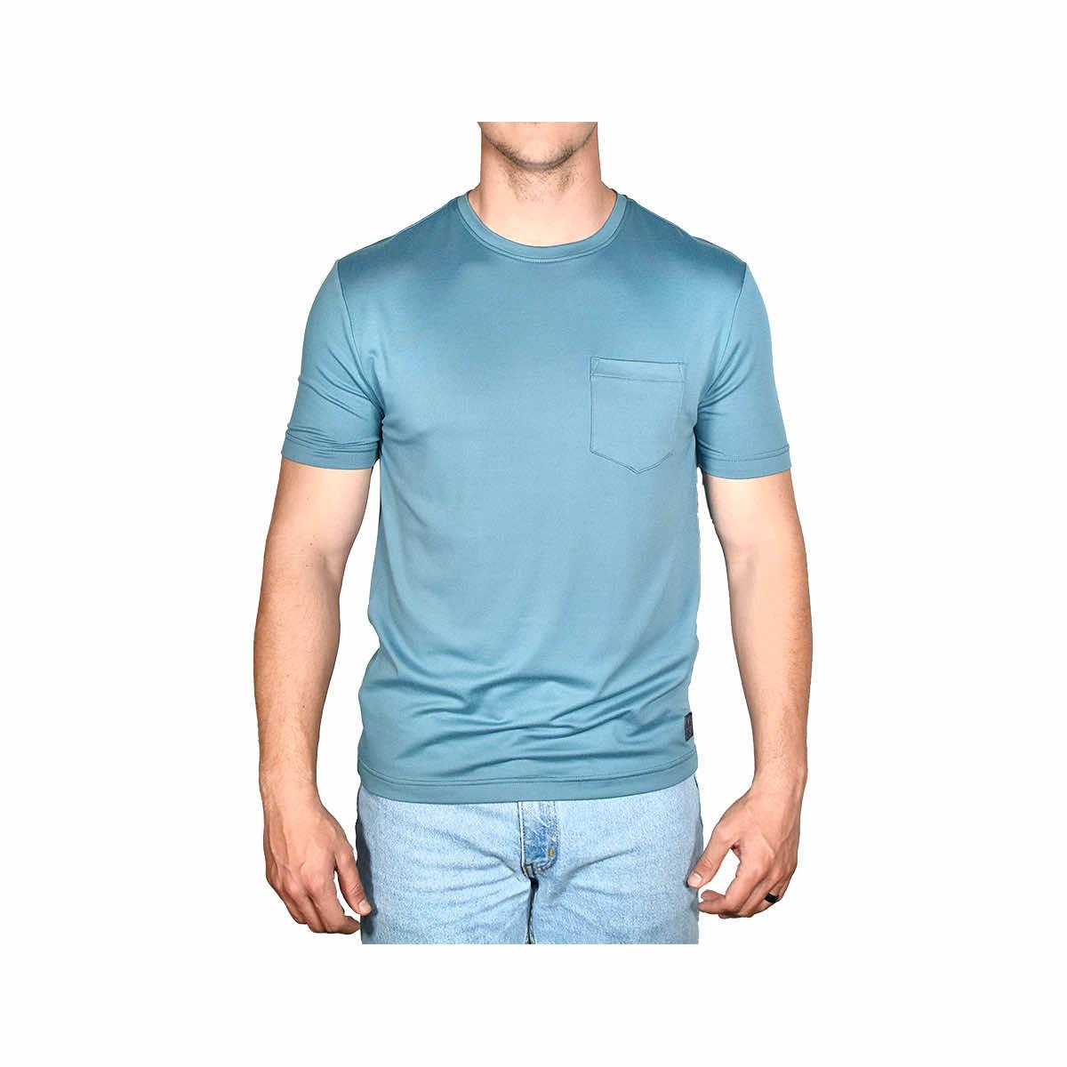  Men's Sueded Jersey Short Sleeve T- Shirt
