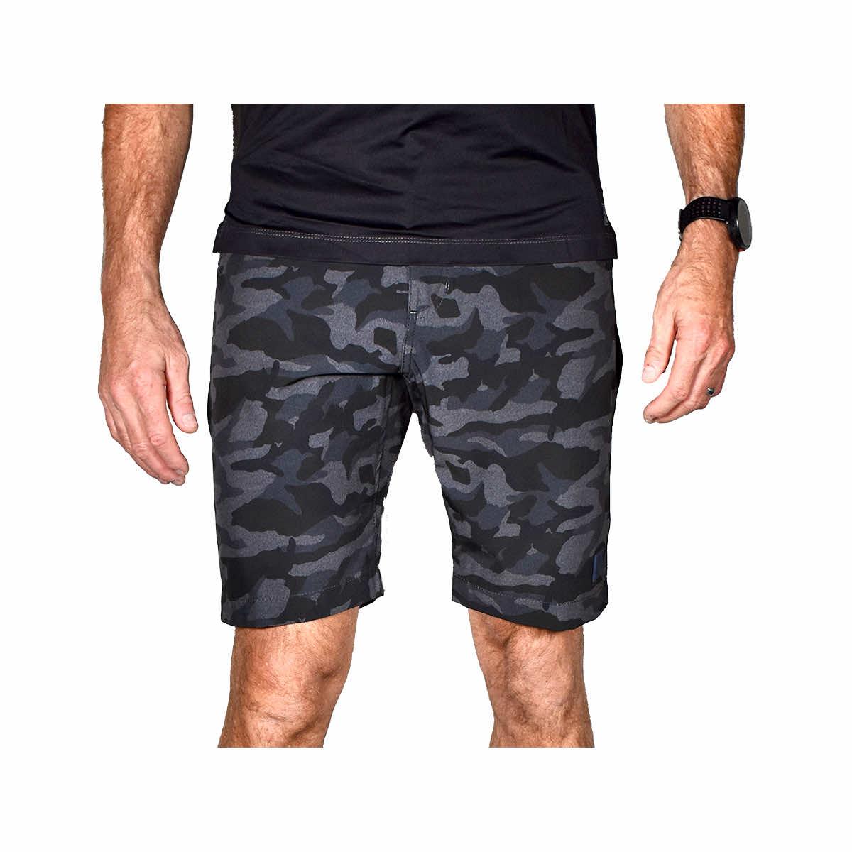  Men's Camo Gurkha Hybrid Shorts - 9 Inch