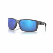 Reefton 580G Sunglasses - Polarized Glass: MATTE_GRY2BLUE_MIRR