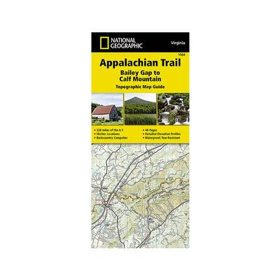 Appalachian Trail: Bailey Gap to Calf Mountain Map