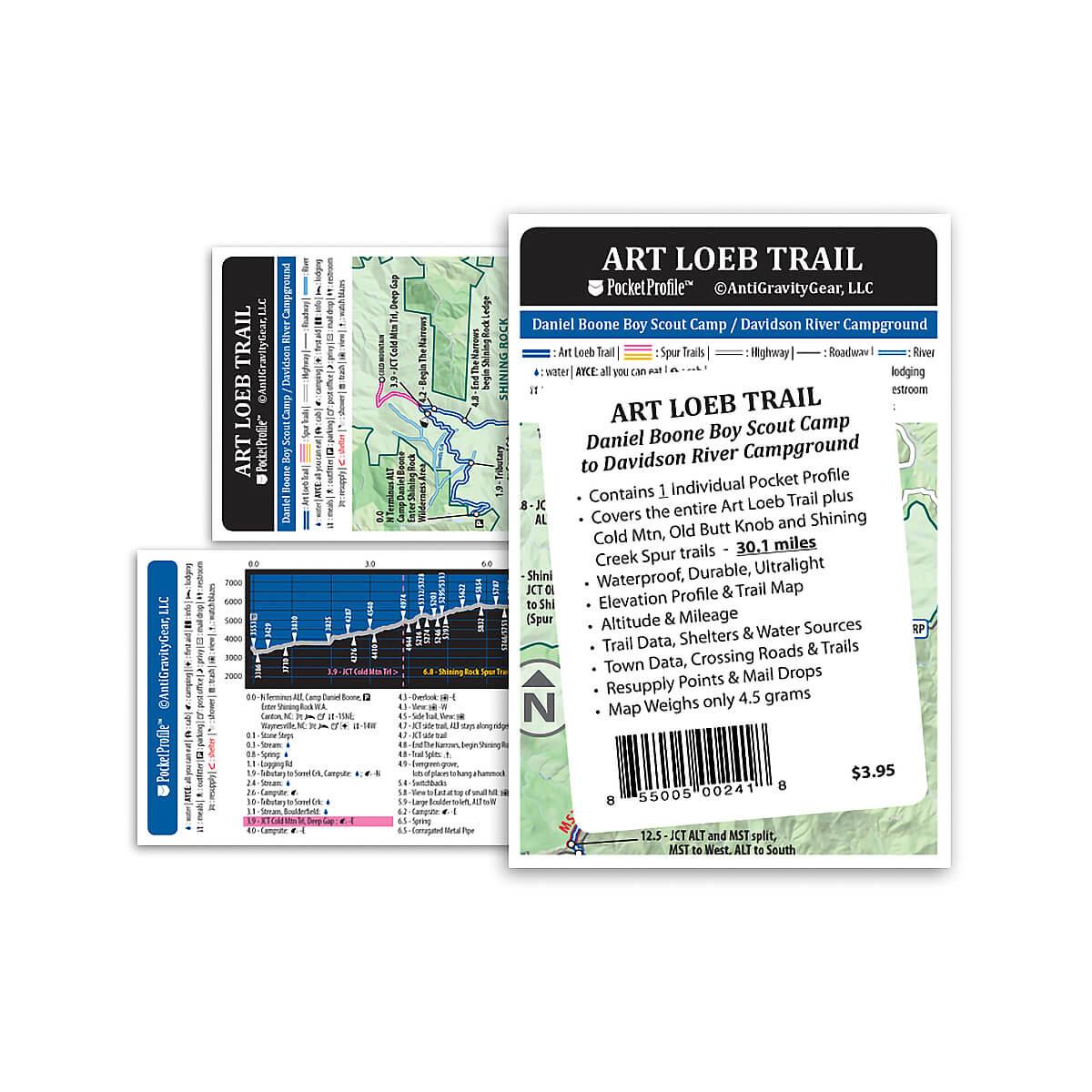  Art Loeb Trail Pocket Profile Map