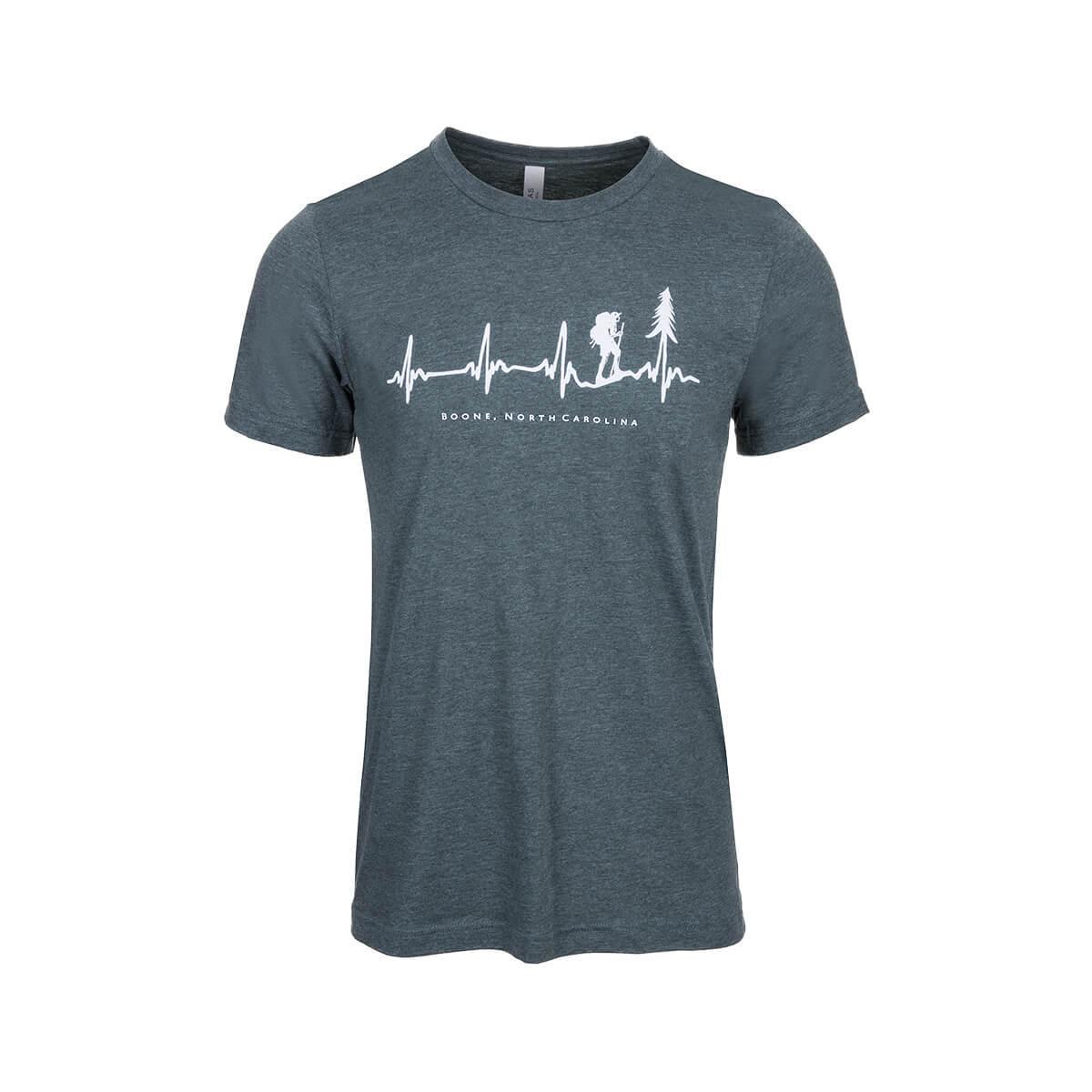  Boone Hiker Heartbeat Short Sleeve T- Shirt