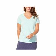 Women's Short Sleeve V-Neck T-Shirt: SEAGLASS
