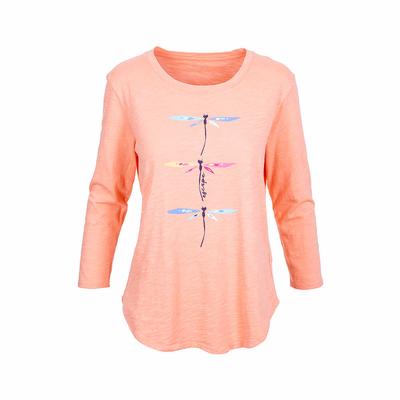 Women's Dragonfly Long Sleeve High-Low T-Shirt