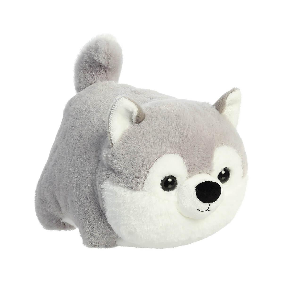  Spudster Haze Gray Husky Plush Toy - 10 Inch