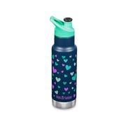 Insulated Kid's Classic Bottle - 12 Ounce: NAVY_HEARTS
