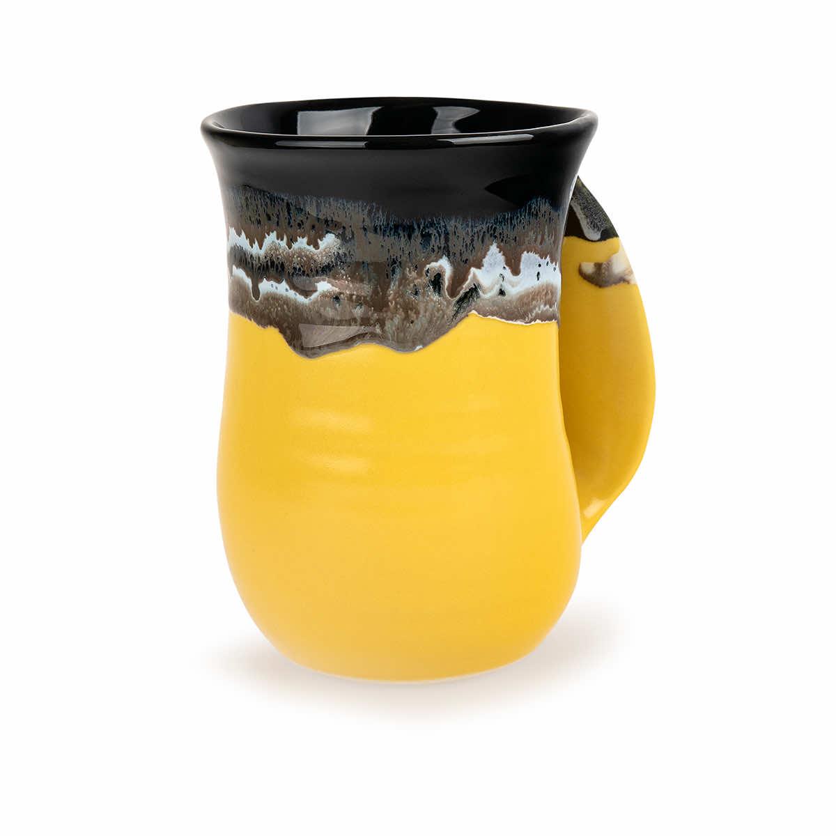  Yellow & Black Handwarmer Mug