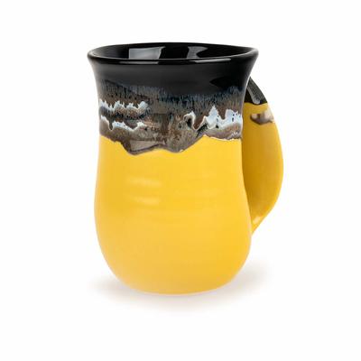 Yellow & Black Handwarmer Mug