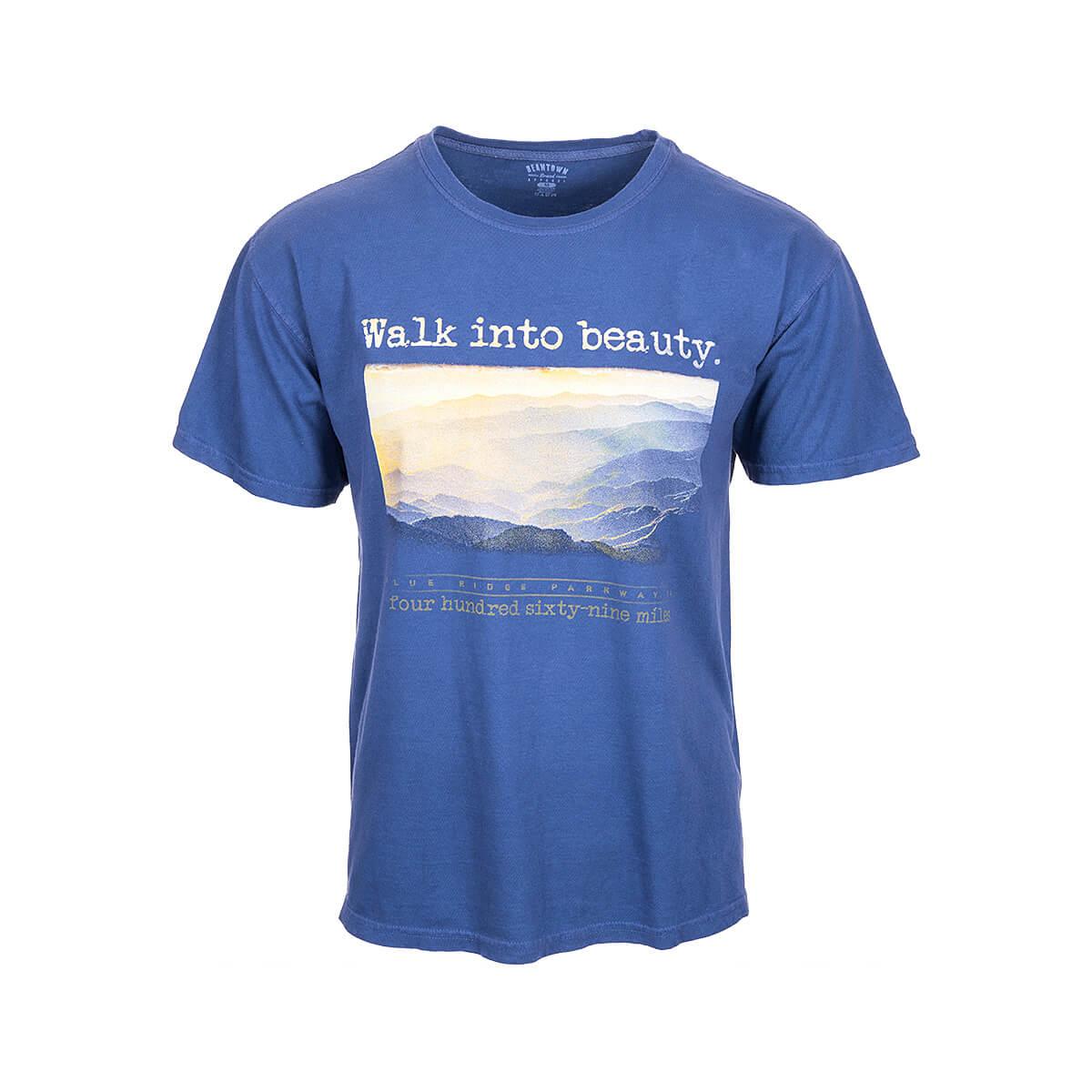  Blue Ridge Parkway Walk Into Beauty Short Sleeve T- Shirt
