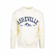 Asheville Mountains Crew Sweatshirt: BUTTER