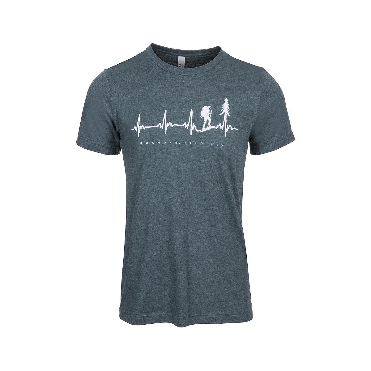  Roanoke Hiker Heartbeat Short Sleeve T- Shirt