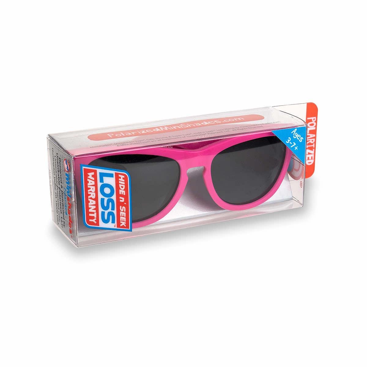 Kids Mini Shades Polarized Hot Pink Sunglasses Ages 37 - Hot_Pink