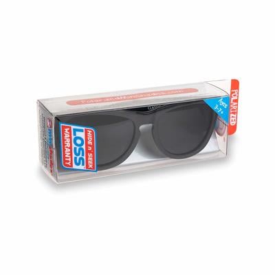Kids' Mini Shades Polarized Jet Black Sunglasses - Ages 3-7
