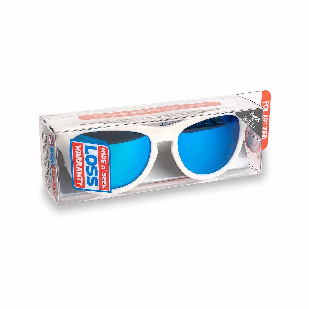 Oso polar Leia entrevista Kids' Mini Shades Polarized Cloud White Sunglasses - Ages 8-12+