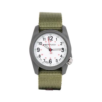 DX3 Hybrid Watch - White Dial/Dark Olive Case
