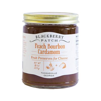 Peach Bourbon Cardamom Preserves For Cheese