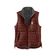 Men's Rain Defender Relaxed Fit Lightweight Insulated Vest: MINERAL_RED