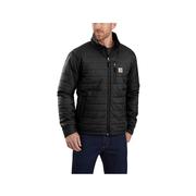 Men's Rain Defender Relaxed Fit Lightweight Insulated Jacket: BLACK