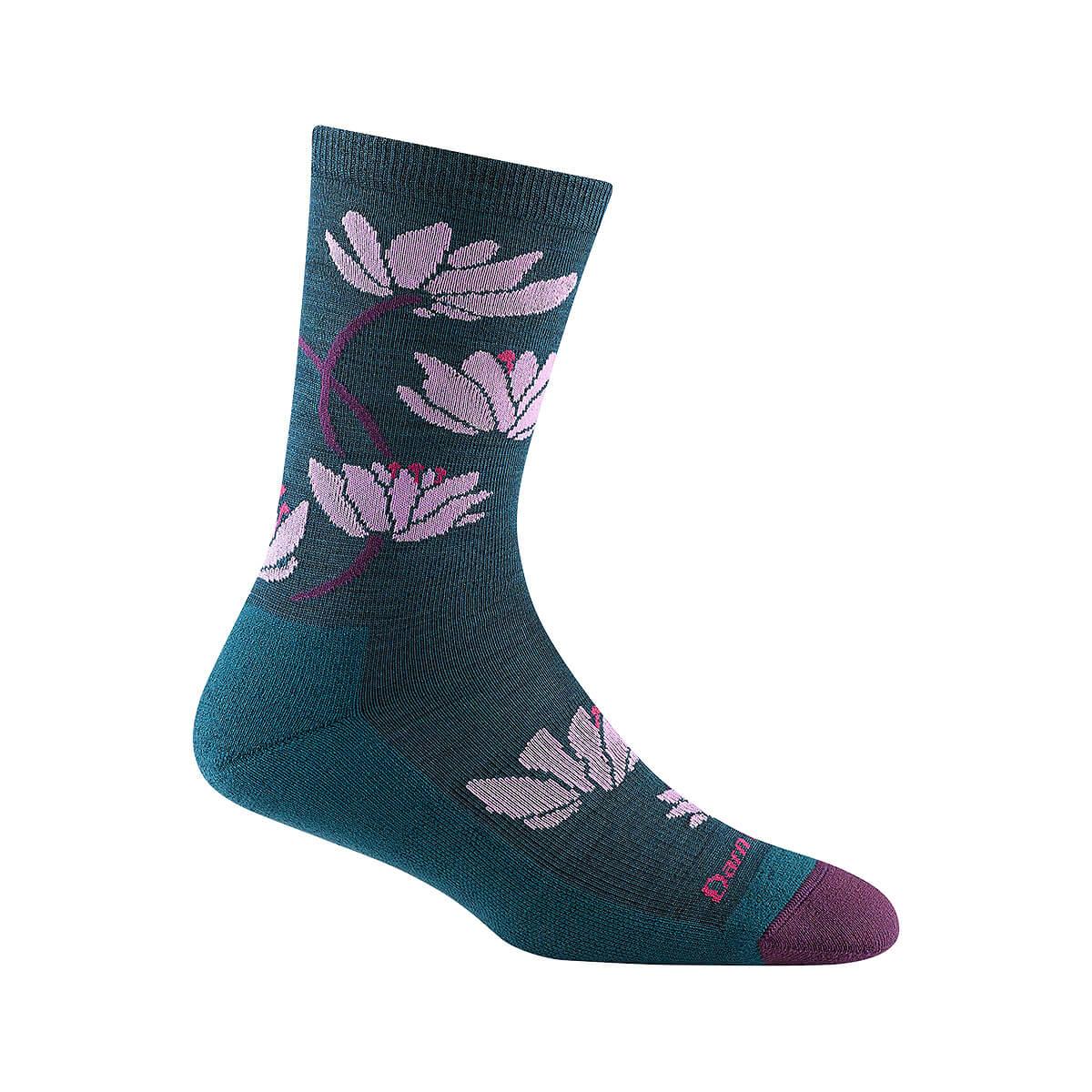 Women's Lilies Crew Lightweight Lifestyle Socks
