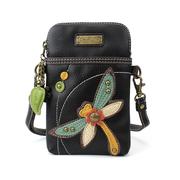 Cell Phone Xbody Bag: BLACK_DRAGONFLY_DF6
