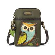 Cell Phone Xbody Bag: OLIVE_OWL_OLA5