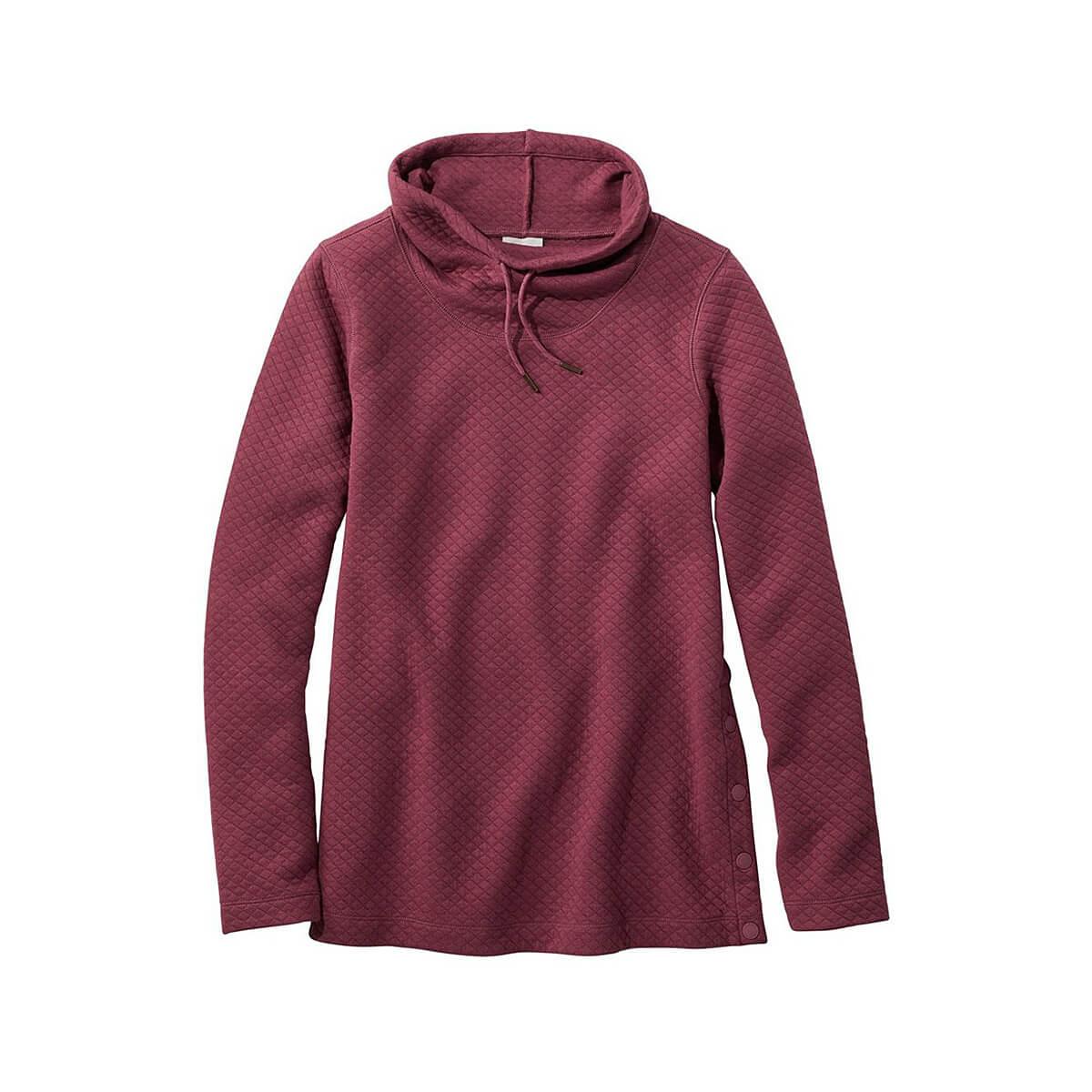 Mast General Store | Women's Long Sleeve SoftLight Quilted Funnel Neck ...