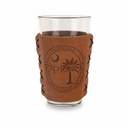 Greenville Leather Pint Glass Sleeve: GVL_EXPLORE