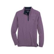Men's Shad Point Long Sleeve Pullover: MULBERRY