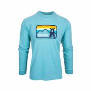 Boone Bear Long Sleeve T-Shirt: SEAFOAM