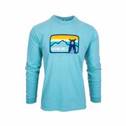 Waynesville Bear Long Sleeve T-Shirt: SEAFOAM