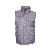 Men's Locke Puffy Vest: TAN, GRAY, WHITE, MULTI