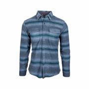 Men's Bowie Plaid Fleece Shirt Jacket: TREE_LINE