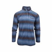 Men's Axle Striped Quarter Snap Fleece Pullover: NIAGRA