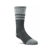 Yadkin Repreve Mid Calf Full Cushion Socks - 2 pair: CHARCOAL