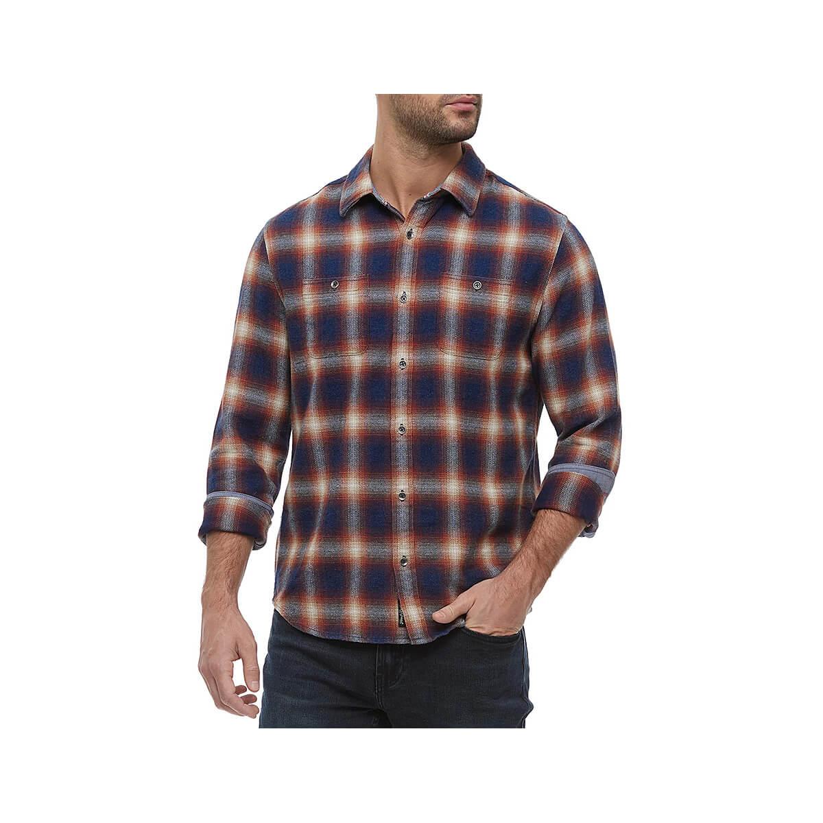  Men's Allendale Vintage Washed Long Sleeve Shirt