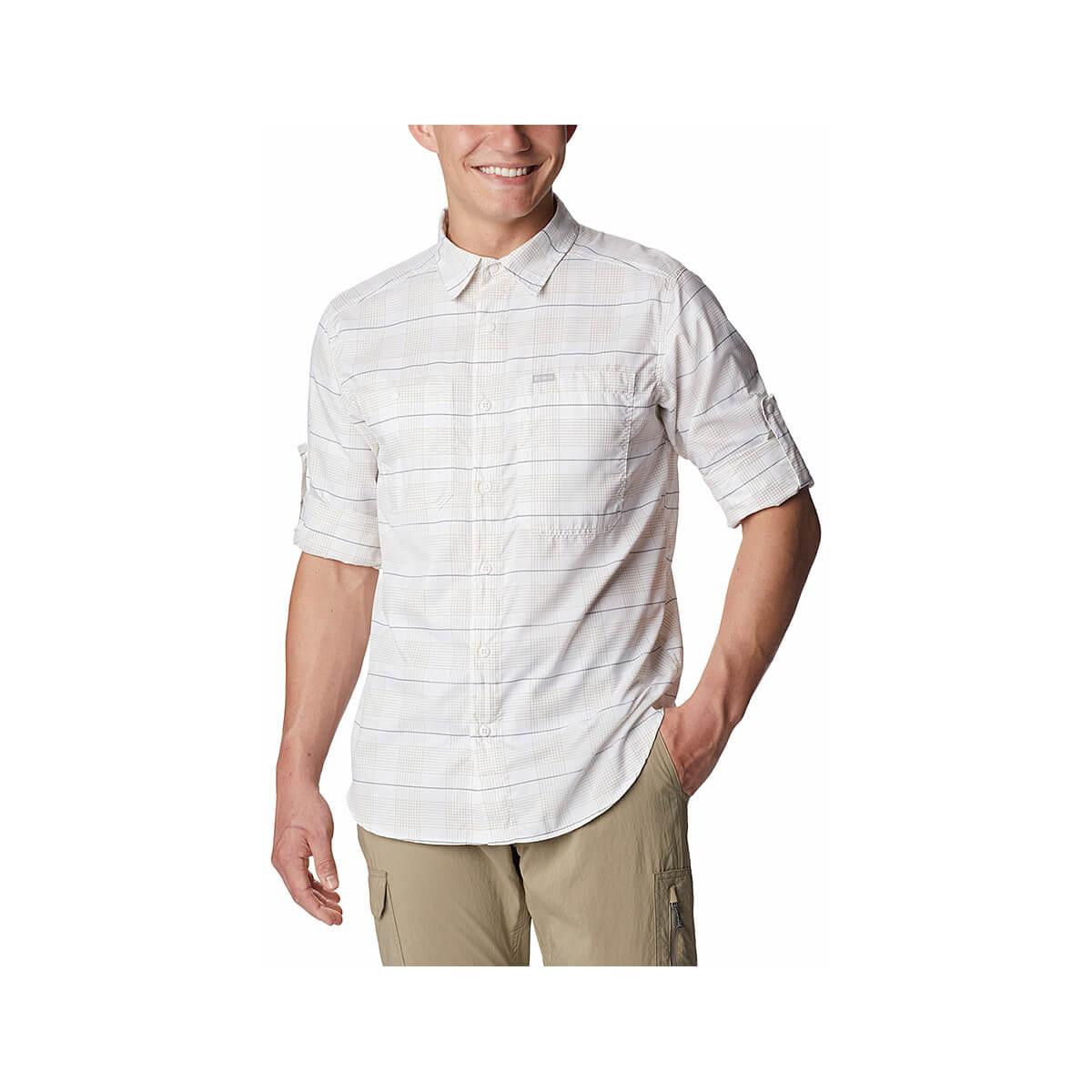  Men's Silver Ridge Utility Lite Plaid Long Sleeve Shirt