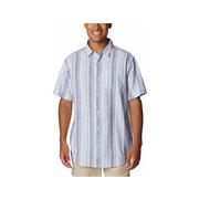 Men's Under Exposure Yarn-Dye Short Sleeve Shirt: PURPLE_LOTUS