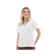 Women's Nyla Short Sleeve Top: WHITE_03