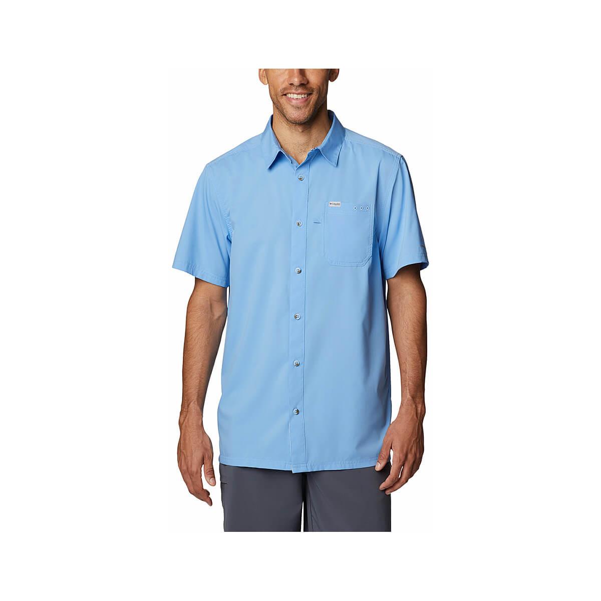  Men's Pfg Slack Tide Short Sleeve Camp Shirt