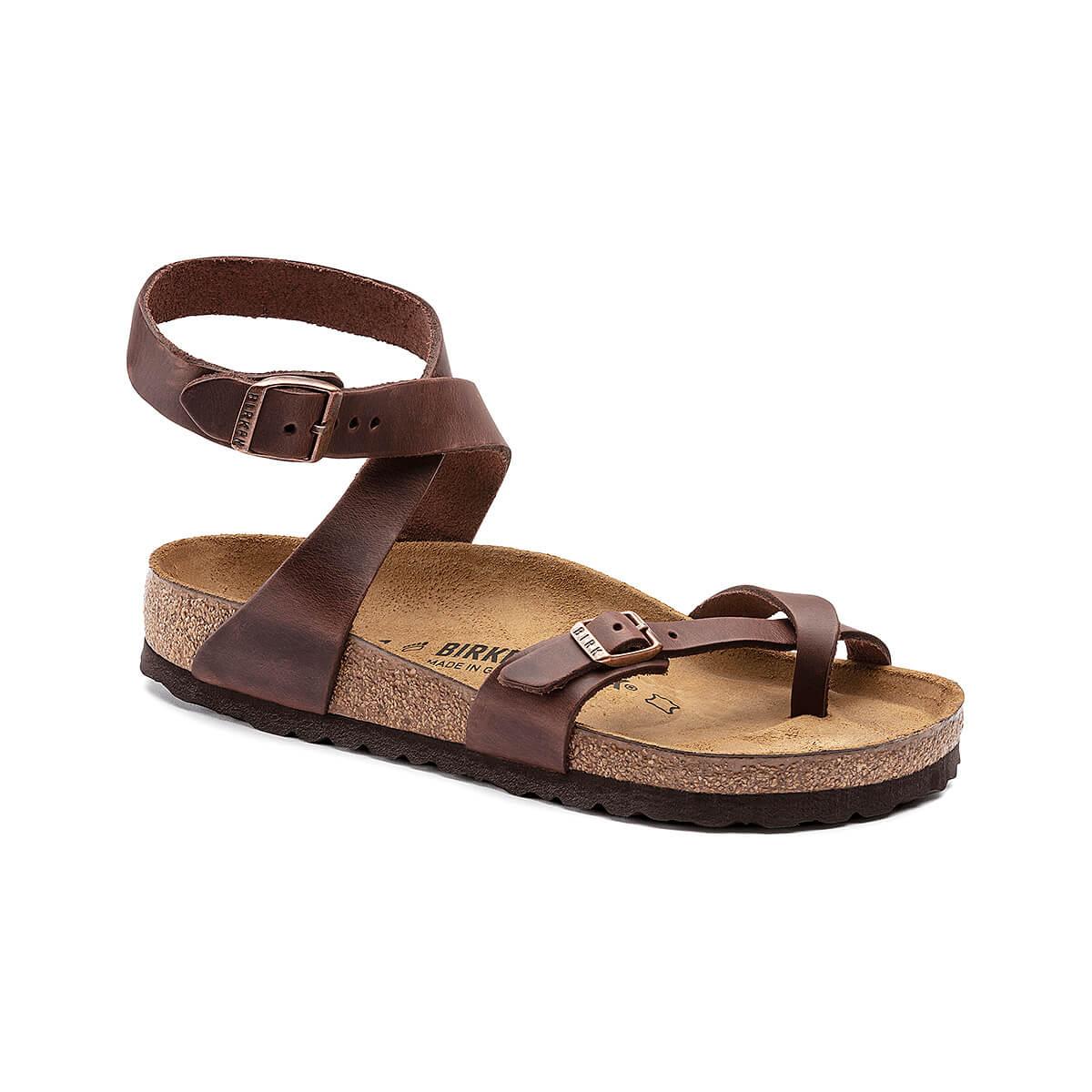  Women's Yara Oiled Leather Sandals